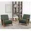 Upholstered Linen Blend Armchair-8834845