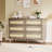 6-Drawer Rattan Dresser Wood Storage Cabinet