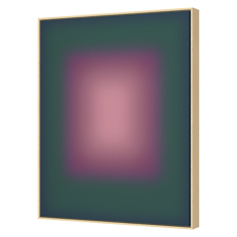 Blur 1 Print by Renee Stramel, Maple, 45" H x 34" W x 1.88" D