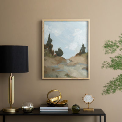 Reproduction d'art encadrée West Trail