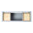 Blazier 60.25 " W Freestanding Standard Free Standing 1 Single Vanity Bathroom Vanity With Carrara Quartz Top-63927673