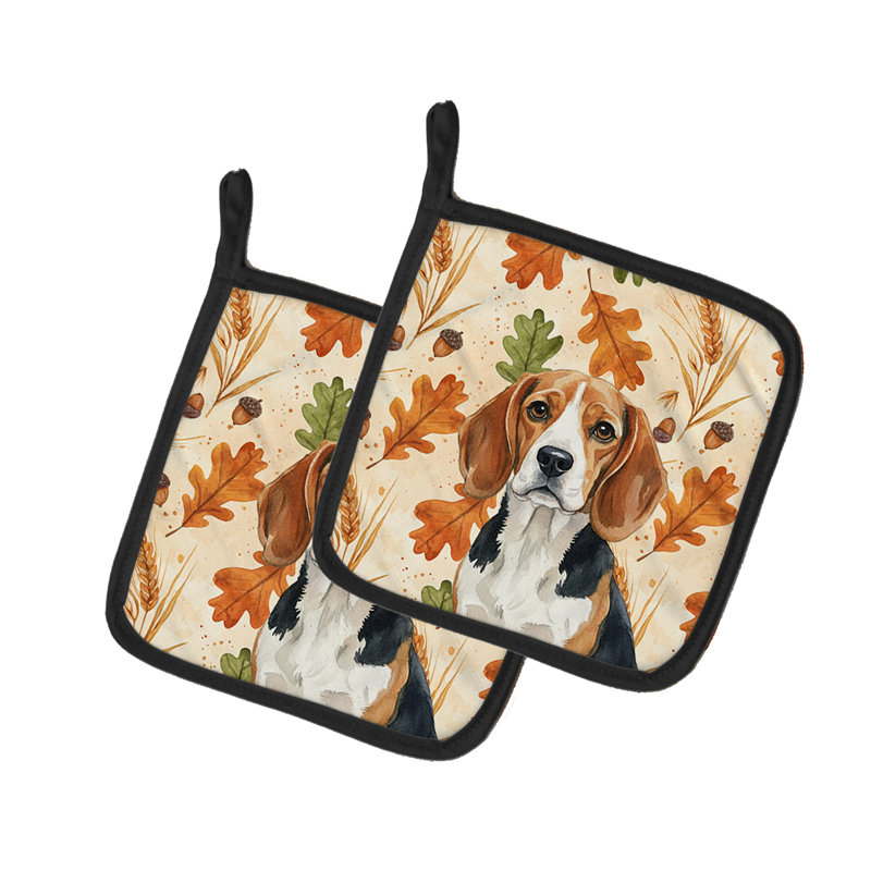 Paire de porte-casseroles Beagle Heirloom Fall