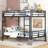 Full Over Full Metal Bunk Bed-384097305