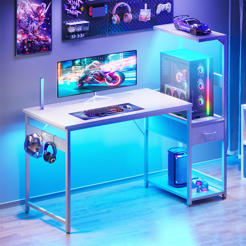 Computer Desk, White