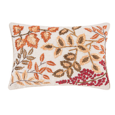 Penick Falling Leaves Fall Throw Pillow
