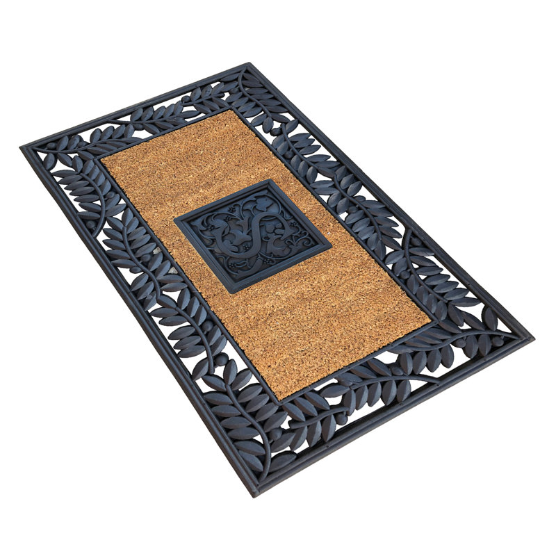 Danford Non-Slip Doormat, Rectangle 2'6" x 4', S