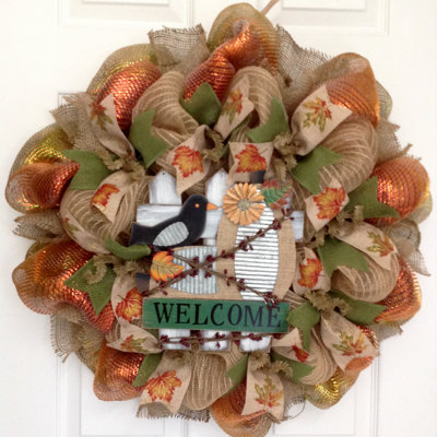 Handcrafted Faux 24'' Wreath