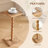 Solid Wood Square End Table,Pedestal Drink Table, Tall Plant Stand-186774013