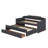 Twin Upholstered Daybed With Trundle And Drawers-1143257858