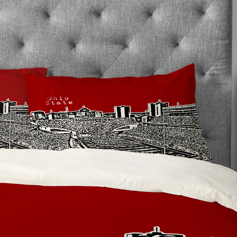 Bird Ave Ohio State Buckeyes Pillowcase, Standard