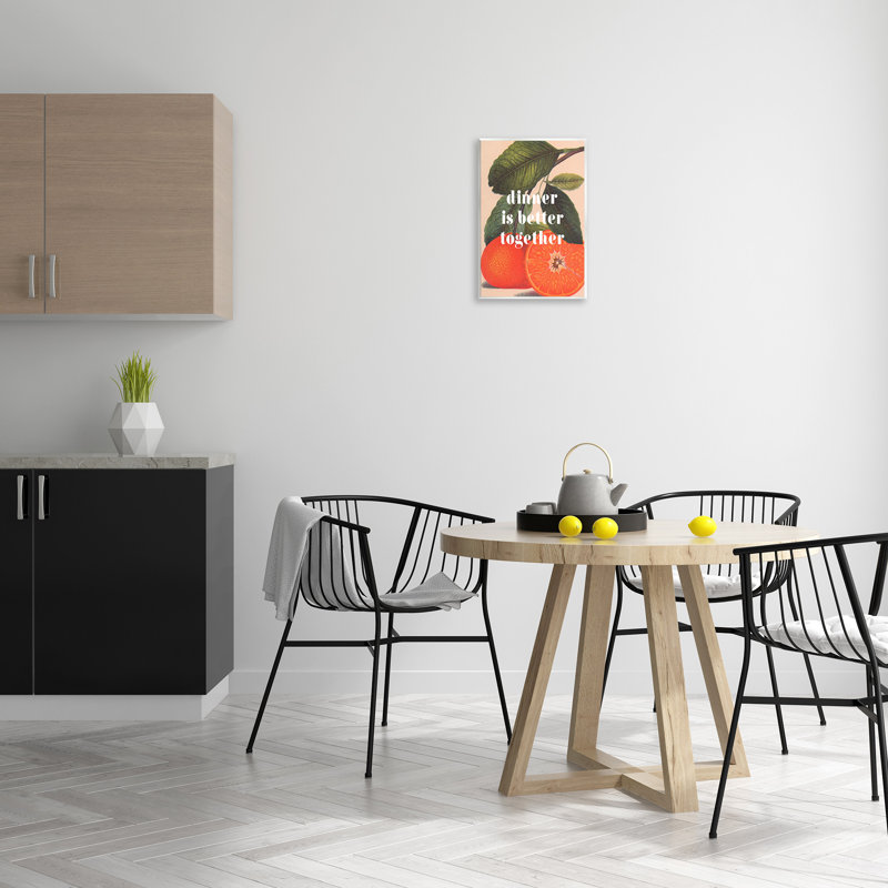 «Dinner Better Together» par Lil 'Rue, H 19 po x l 13 po