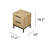 15.75'' W Nightstand
