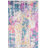 Christa Abstract Ivory/Blue Area Rug-1794927660