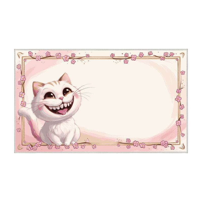 East Urban Home Washable Cute Animals Kids Rug, Rectangle 4' x 6'