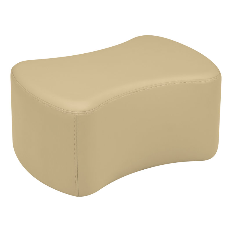 Tabouret à nœuds papillon structuré en savoir plus, H 12 po x l 24,5 po x P 17 po, Non, Sable