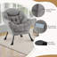 Fauteuil d'appoint avec repose-pieds et poche de rangement George Oliver-760931223