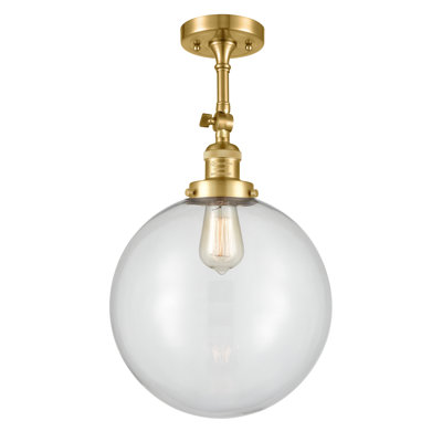 Plafonnier semi-encastré 1 lumière 12 "ciacchi