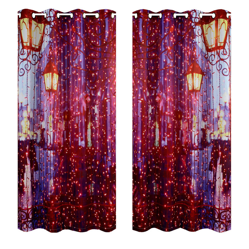 Room Darkening Curtain Pair, 27" W x 90" L