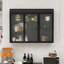 Armoire murale arquée en verre avec trois portes pour un usage domestique-732136191