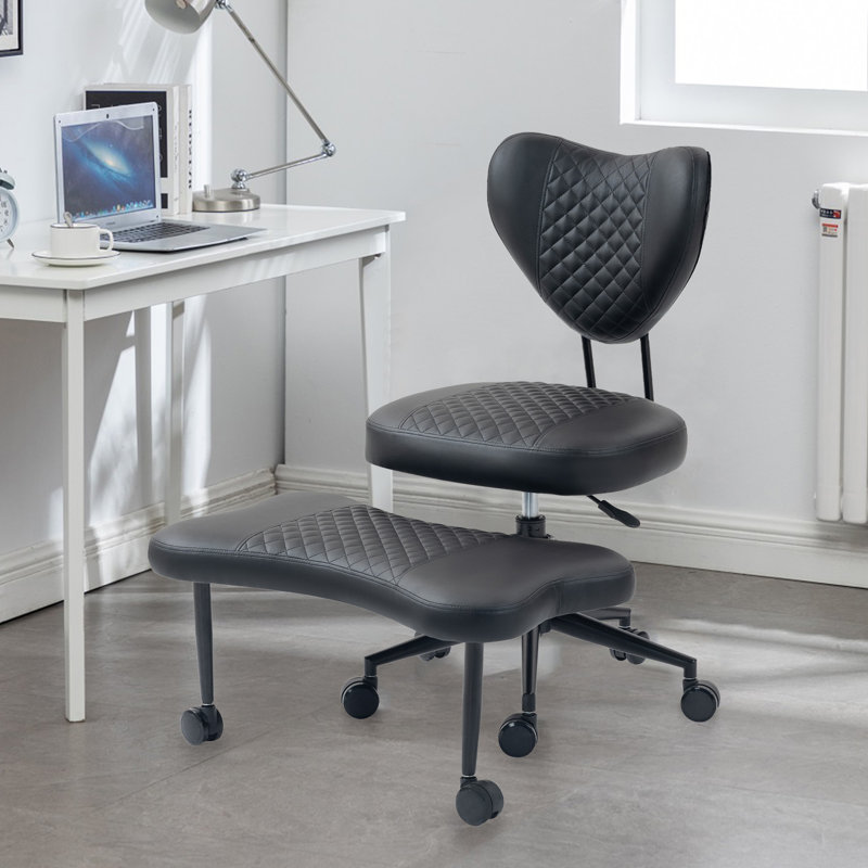 Pu Leather Cross-legged Meditation Chair