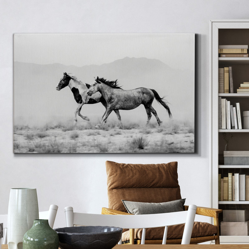 Tooele County Duo - reproduction de photo sur toile tendue, H 60 po x l 40 po x P 1 po