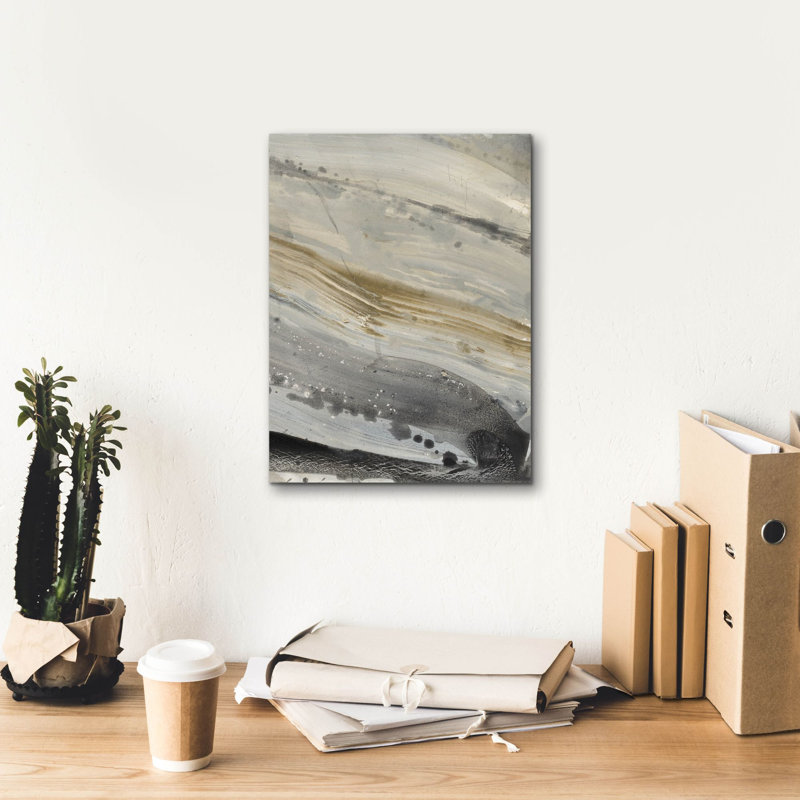 «Riverbank 4» par Albena Hristova, art mural sur toile, H 16 po x l 12 po x P 0,75 po