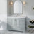 Stafford 49 " W Freestanding Standard Free Standing 1 Single Vanity Bathroom Vanity With White Quartz Top-93359252