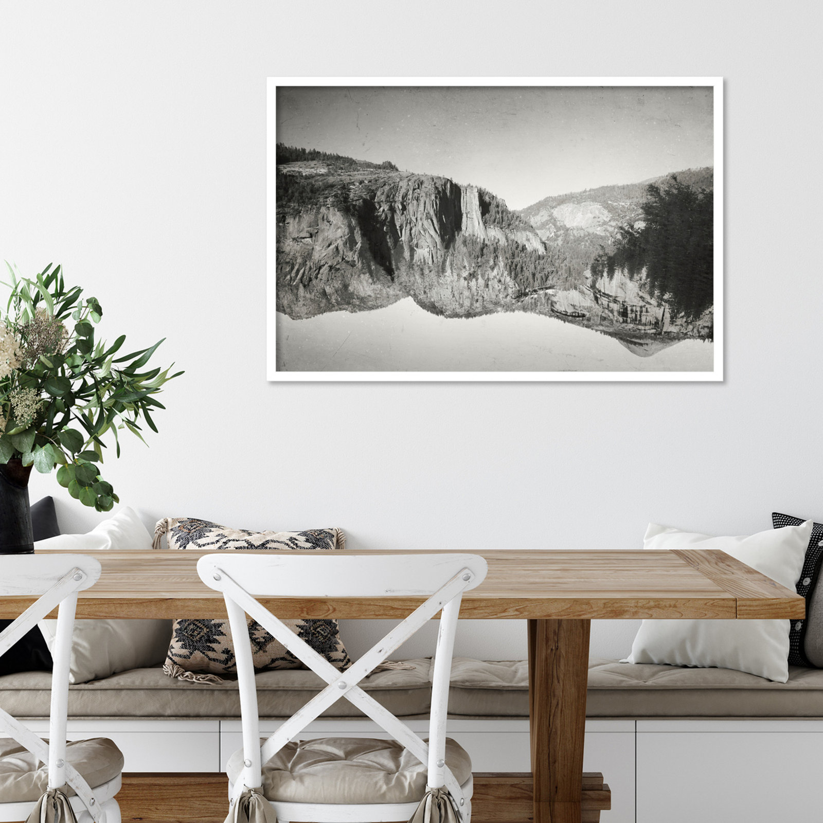 Negative Reality Inversion by F2images, White, 24" H x 36" W