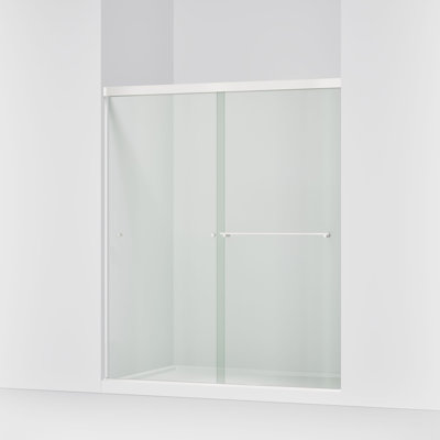 Revel 59.63" x 70" Double Sliding Shower Door with CleanCoat Technology