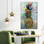 Pineapple Color Splash Paint, reproduction d'art sur toile-219492658