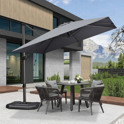 Patio Umbrella Square And Rectangular Cantilever Umbrella
