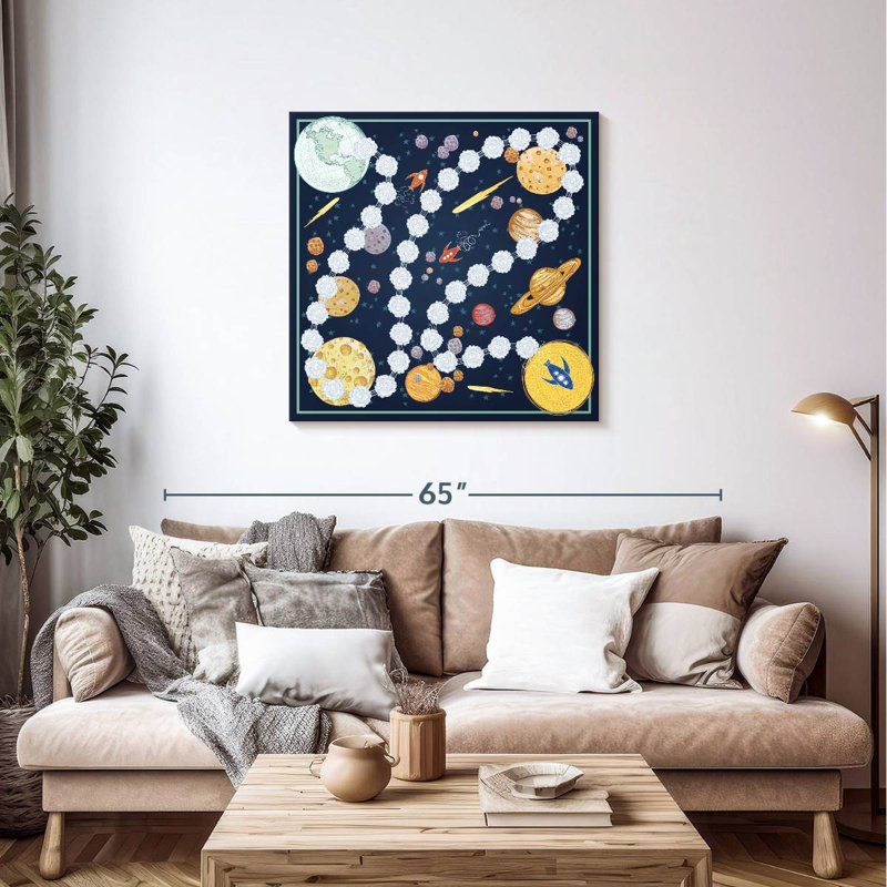 Senne Outer Space Game Board, 36" H x 36" W