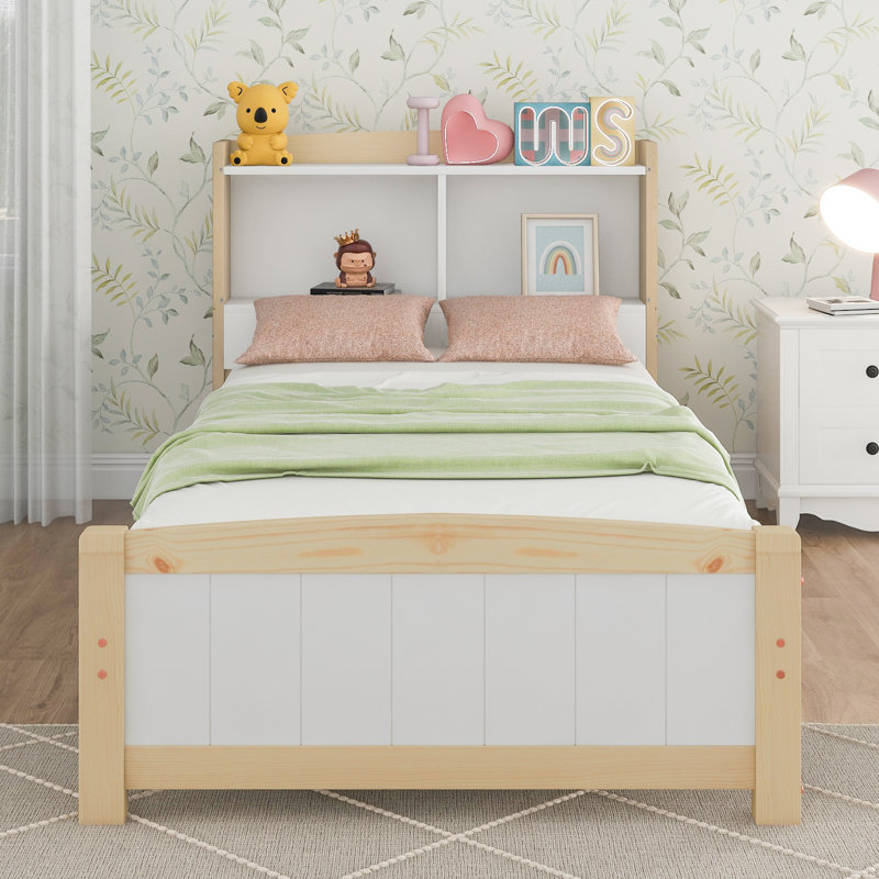 Yreka Solid Wood Storage Bed, Single (3')