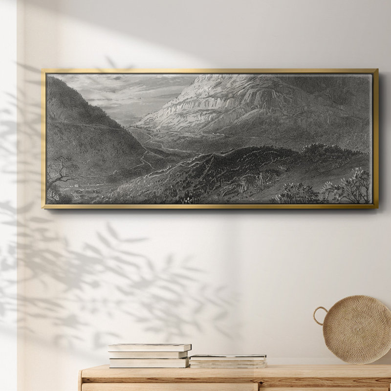 Cumberland Gap- Framed Canvas, 12" H x 30" W