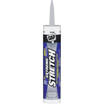 DAP 18716 10.1Oz Clear Extreme Stretch Acrylic Urethane Premium Elastomeric Sealant 12/Pk