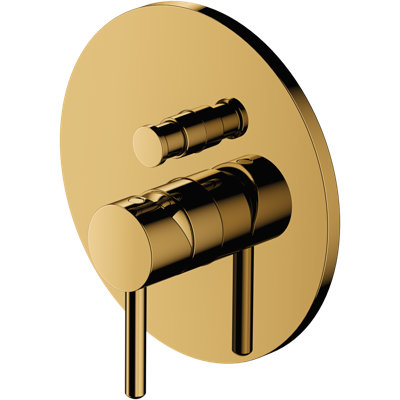 Polygala 1 Handle Bath Shower Mixer with Diverter
