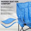 Chaise double d'extérieur pliable-124365784