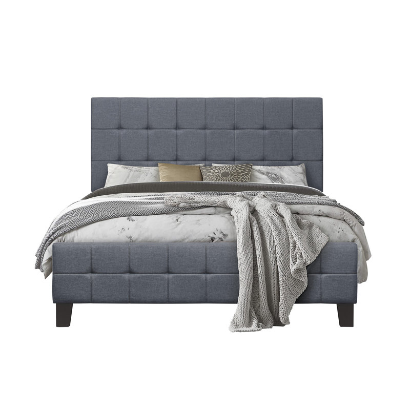 Upholstered Bed, Kingsize (5'), Dark Grey
