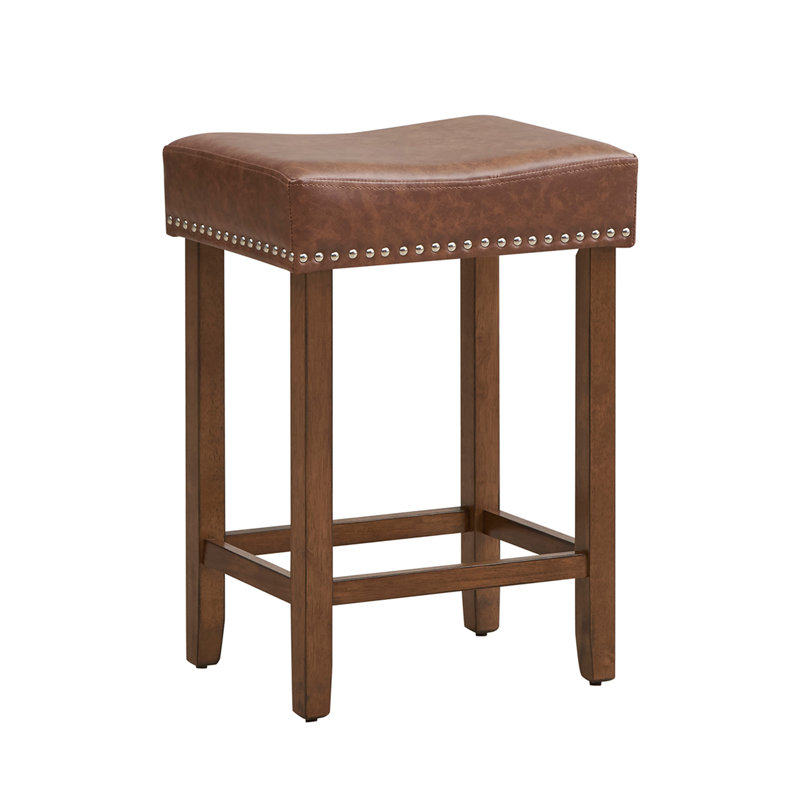 Arrius Bar Stool, Brown, Counter Stool (24” Seat Height)