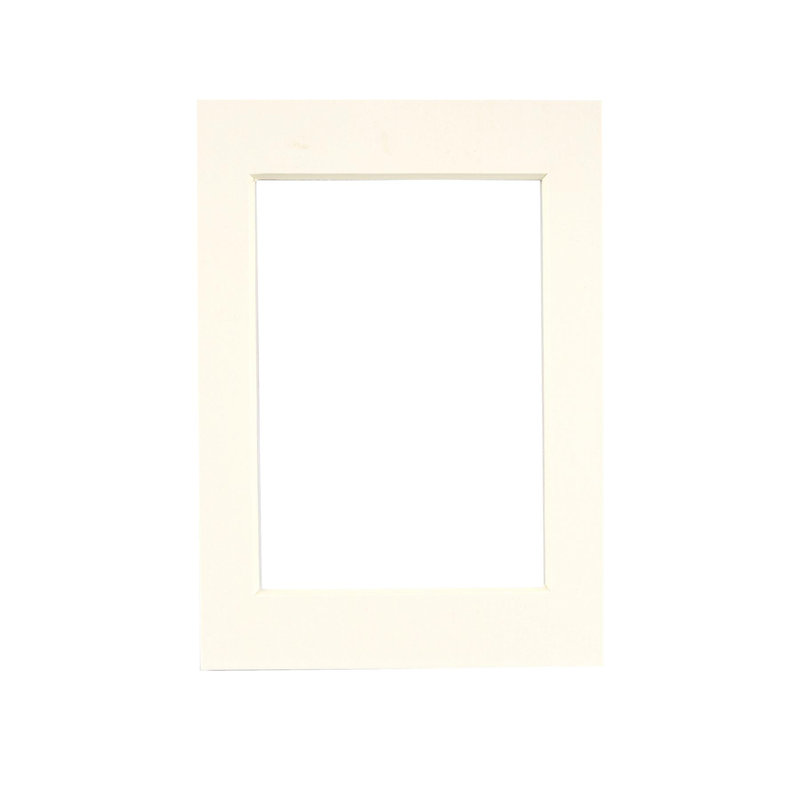 Nicola Spring - Picture Mount, Ivory, 25cm H x 20cm W x 0.5cm D