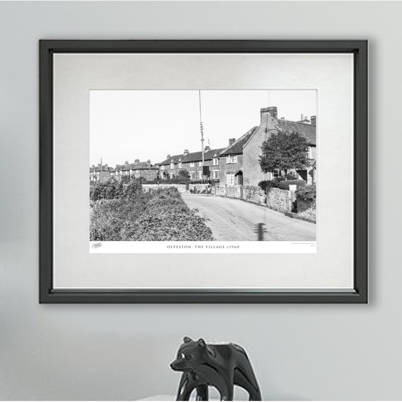 Olveston, The Village C1960 - Single Picture Frame Print, 40cm H X 50cm W x 2cm D