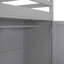 Lit mezzanine double avec tiroirs, bureau et garde-robe-817003559