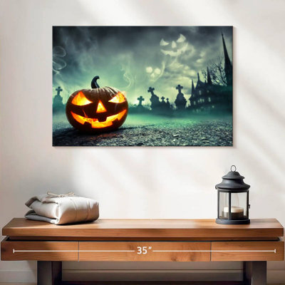 Cemetery Jack O Lantern