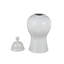 Pots décoratifs en forme de sablier avec couvercle et bouton boule Edja-99674701