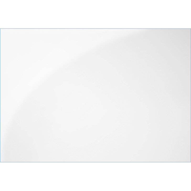Meuble télé | Console multimédia 60 po avec rangement, blanc brillant | Blanc | Bois d'ingénierie