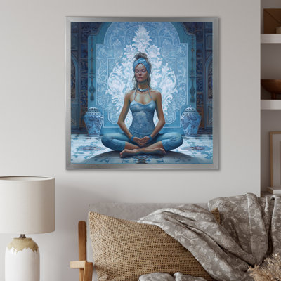 " Spiritual Serenity Blue Goddess Meditation I "