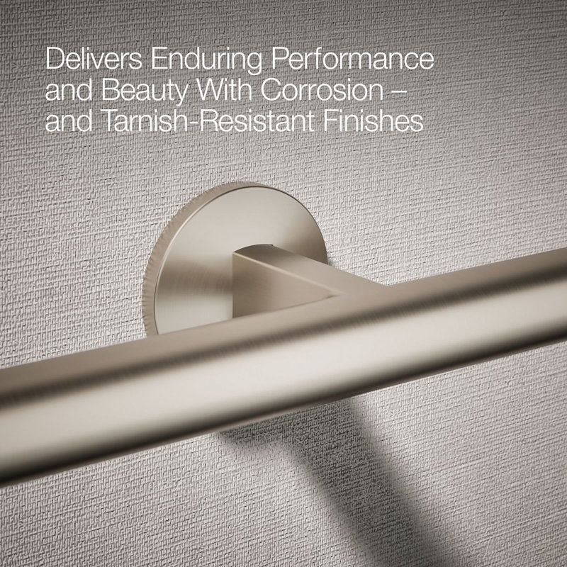 Components™ Double Towel Arm, Vibrant Brushed Nickel
