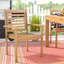 Chaise de patio empilable Rafael