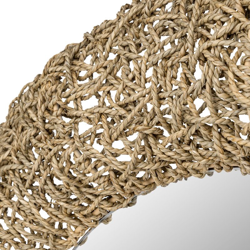 Tangled Wall Mirror - Natural Rope