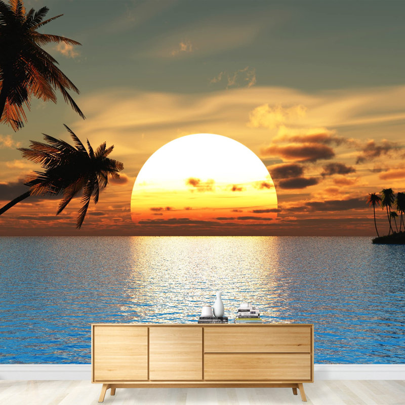 Coastal Beachy Peel & Stick Border, 100" L x 144" W
